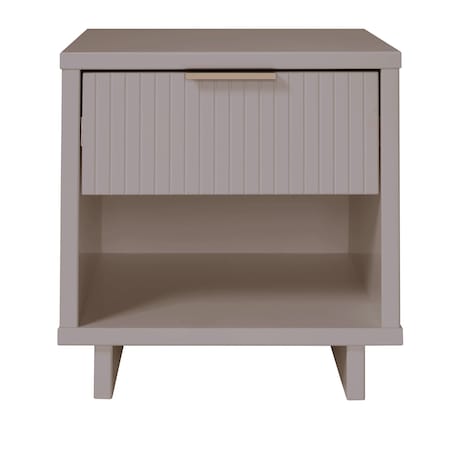 Manhattan Comfort Granville Nightstand 1.0 in Light Grey NS-5006
